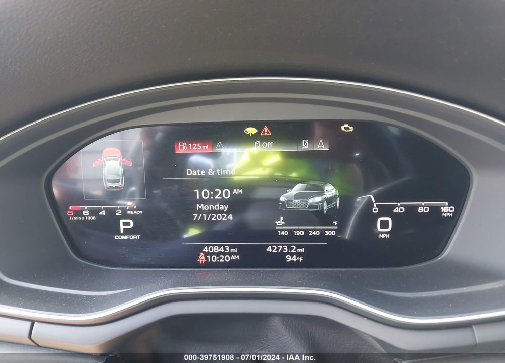 2021 AUDI A5 SPORTBACK PREMIUM PLUS 45 TFSI QUATTRO S TRONIC VIN: WAUFACF51MA029094