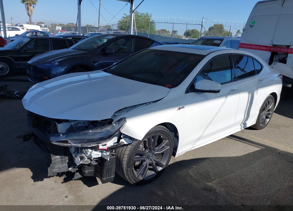 2020 ACURA TLX A-SPEC/A-SPEC W/RED LEATHER VIN: 19UUB2F69LA005443
