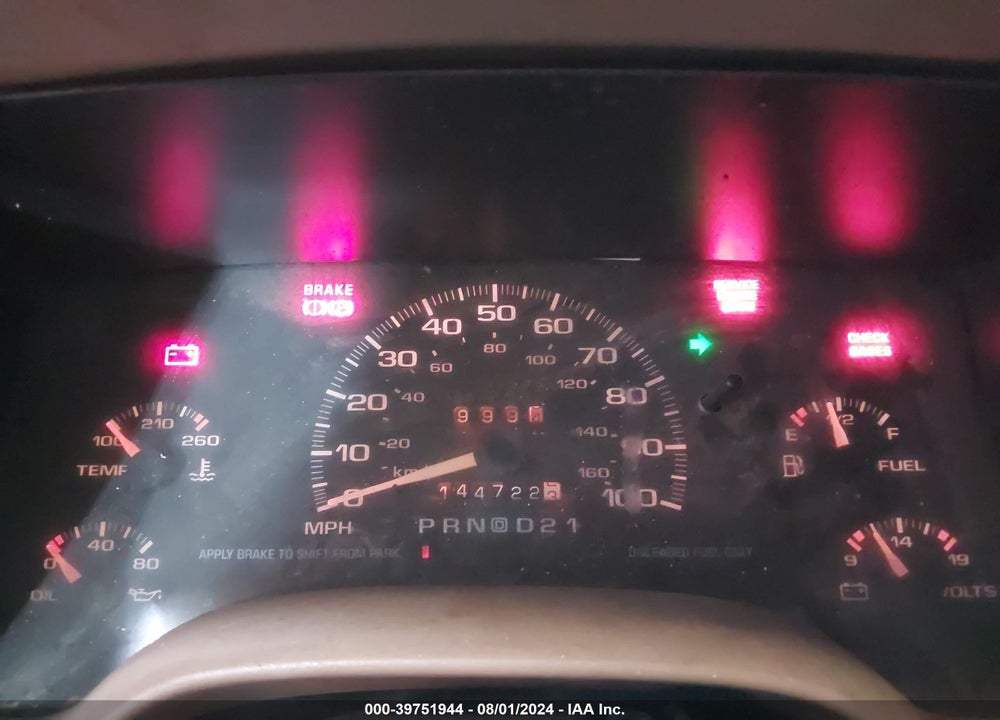 1996 CHEVROLET BLAZER VIN: 1GNDT13W3T2267650