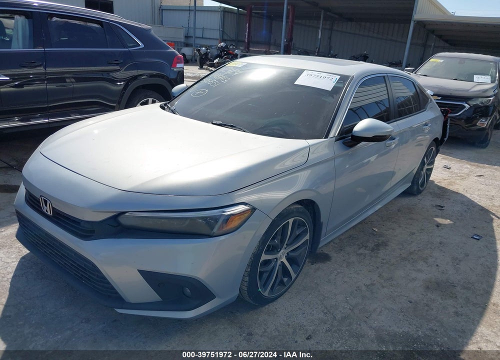 2022 HONDA CIVIC TOURING VIN: 2HGFE1F94NH306551