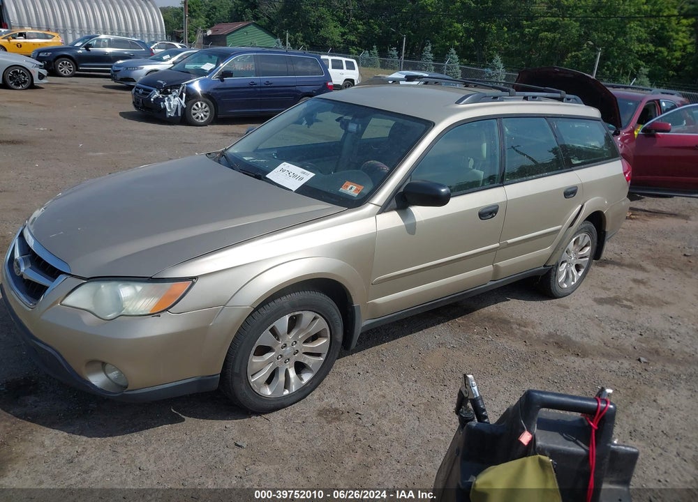 2008 SUBARU OUTBACK 2.5I/2.5I L.L. BEAN EDITION VIN: 4S4BP61C287332343