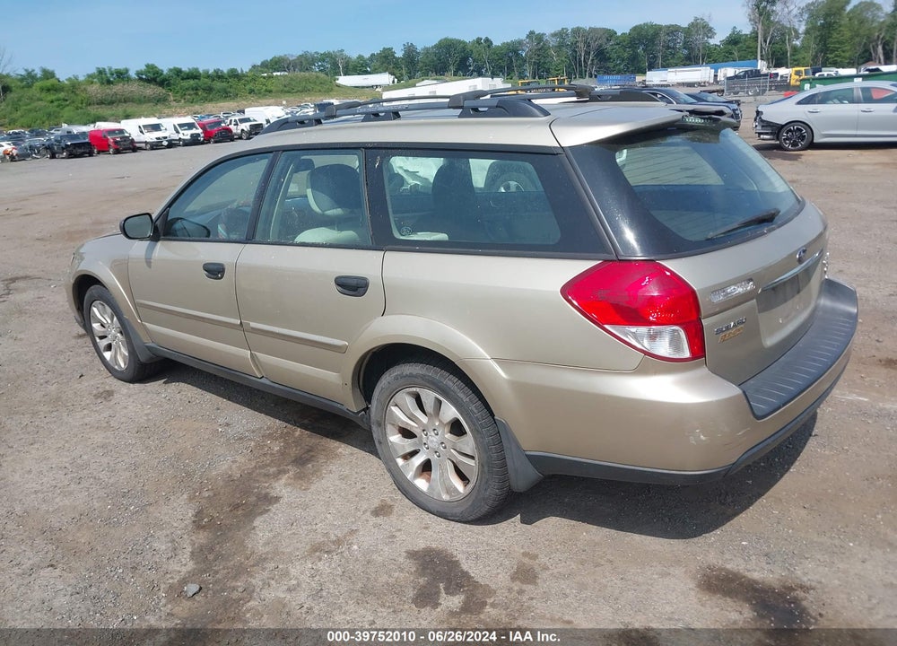 2008 SUBARU OUTBACK 2.5I/2.5I L.L. BEAN EDITION VIN: 4S4BP61C287332343