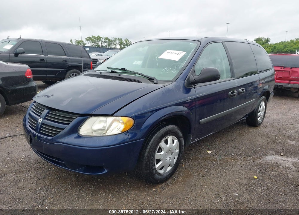 2006 DODGE GRAND CARAVAN SE VIN: 1D4GP24R66B605686
