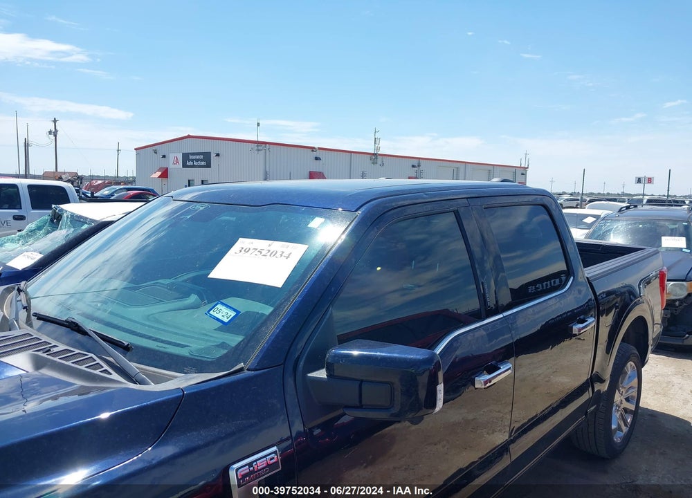 2021 FORD F-150 LIMITED VIN: 1FTFW1E83MFD01393