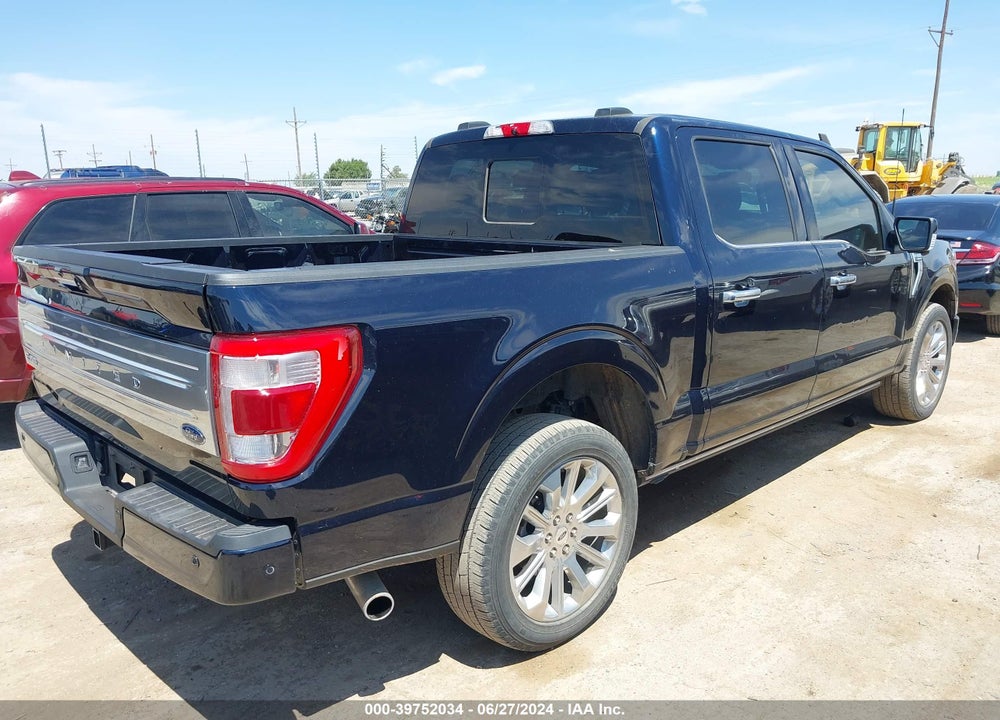 2021 FORD F-150 LIMITED VIN: 1FTFW1E83MFD01393
