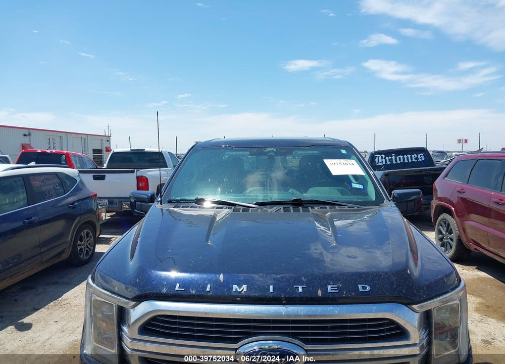 2021 FORD F-150 LIMITED VIN: 1FTFW1E83MFD01393