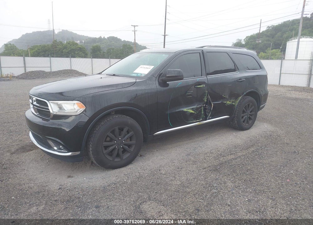 2016 DODGE DURANGO SXT VIN: 1C4RDJAG5GC486570