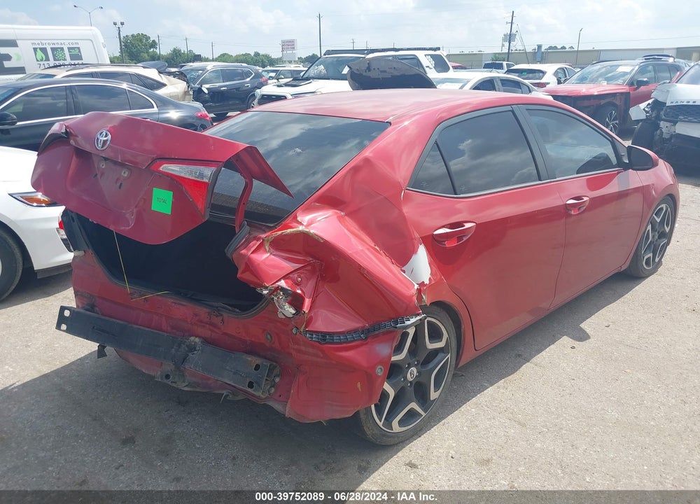 2016 TOYOTA COROLLA LE VIN: 5YFBURHEXGP497365