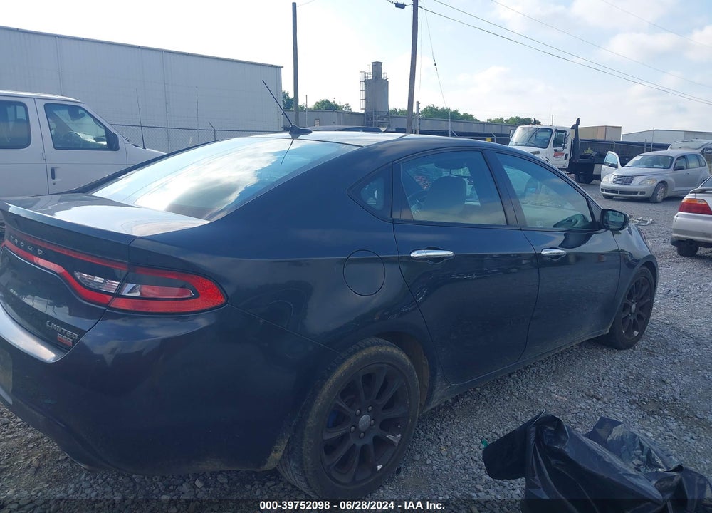 2013 DODGE DART LIMITED VIN: 1C3CDFCH1DD712042