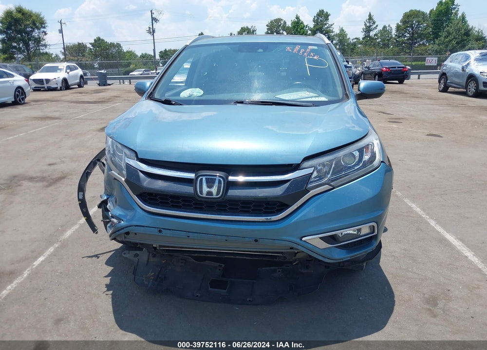 2016 HONDA CR-V TOURING VIN: 5J6RM4H93GL095789