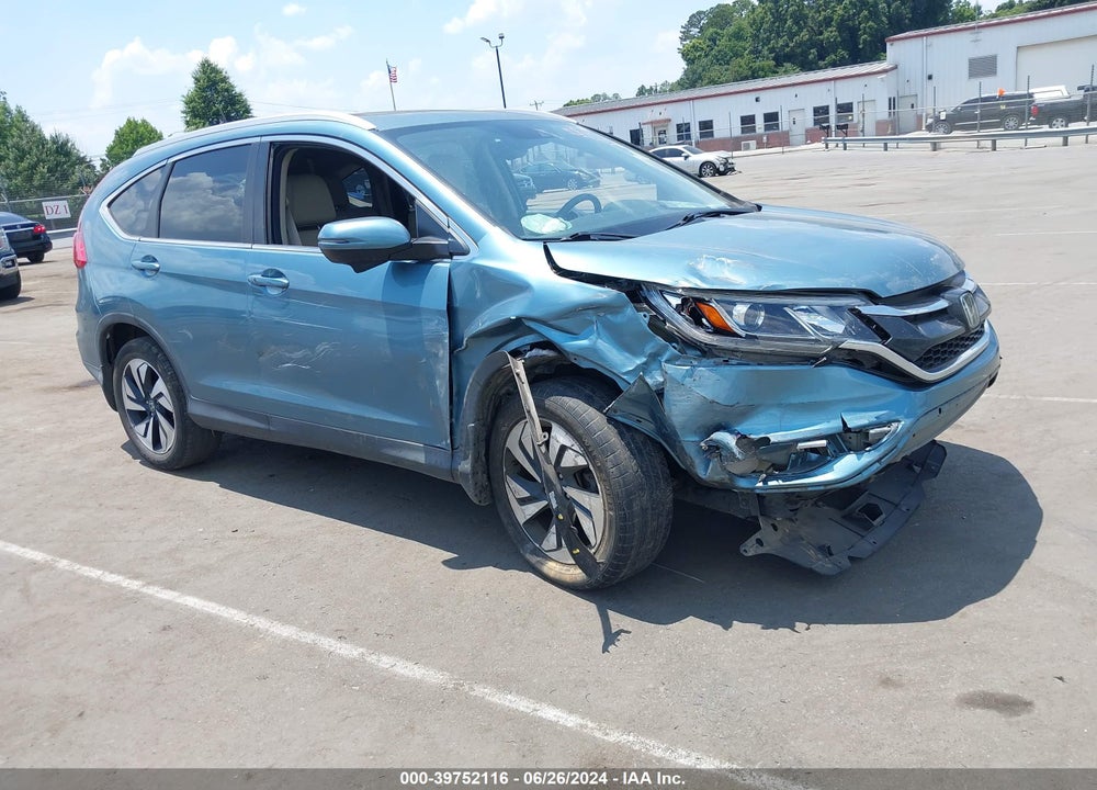 2016 HONDA CR-V TOURING VIN: 5J6RM4H93GL095789