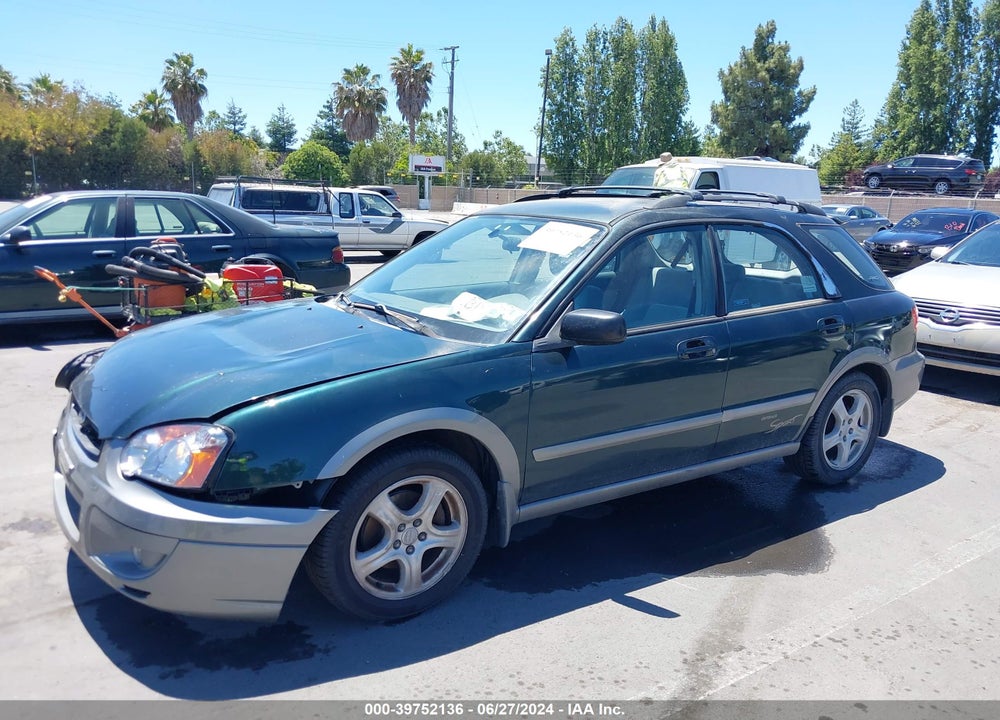 2004 SUBARU IMPREZA OUTBACK SPORT VIN: JF1GG68514H806150