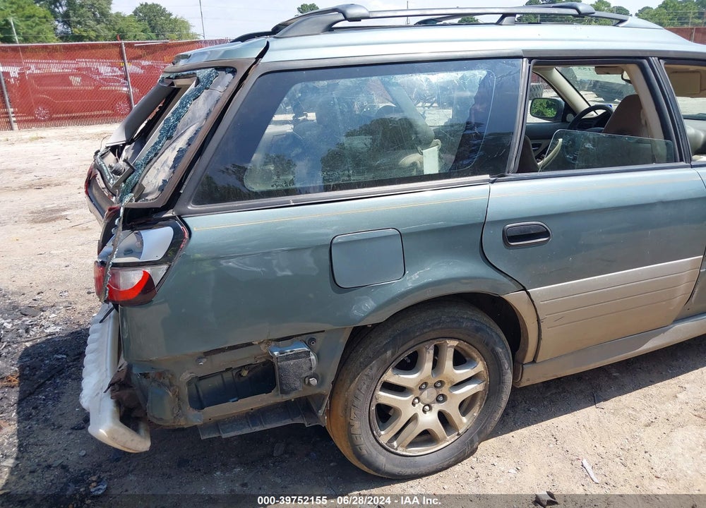 2001 SUBARU OUTBACK VIN: 4S3BH665717614382
