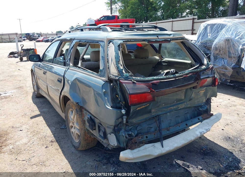 2001 SUBARU OUTBACK VIN: 4S3BH665717614382