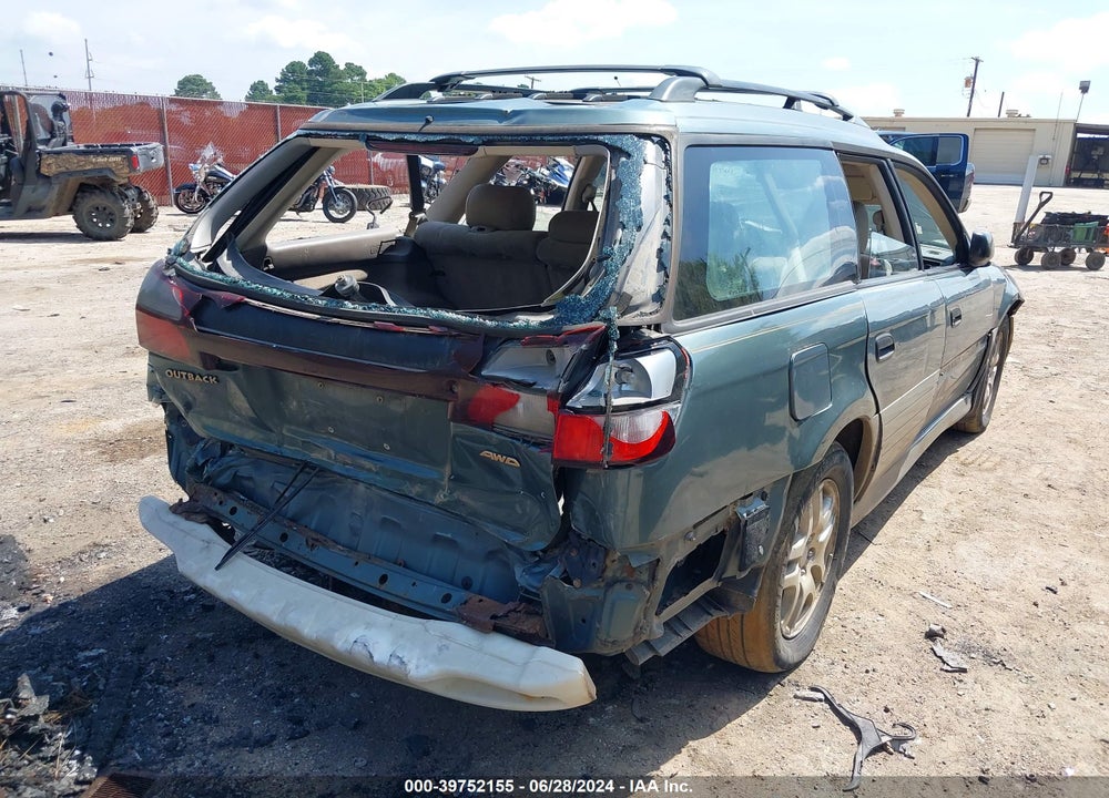 2001 SUBARU OUTBACK VIN: 4S3BH665717614382