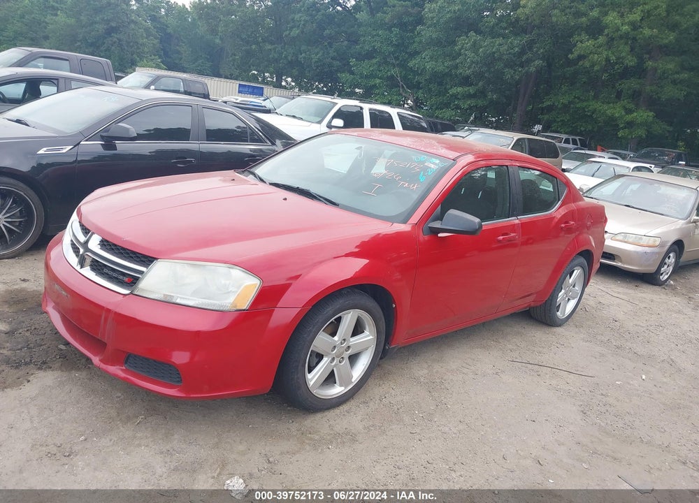 2013 DODGE AVENGER SE VIN: 1C3CDZABXDN680959