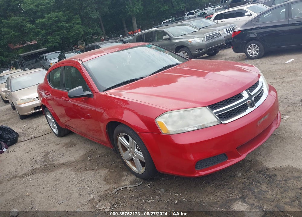 2013 DODGE AVENGER SE VIN: 1C3CDZABXDN680959
