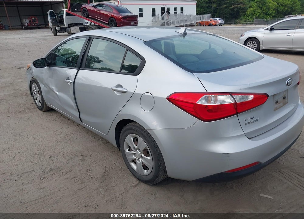 2016 KIA FORTE LX VIN: KNAFK4A66G5533253