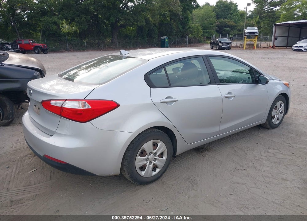 2016 KIA FORTE LX VIN: KNAFK4A66G5533253