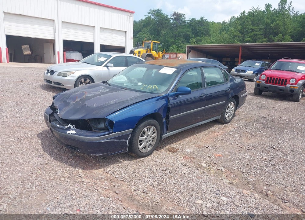 2001 CHEVROLET IMPALA VIN: 2G1WF52EX19231955