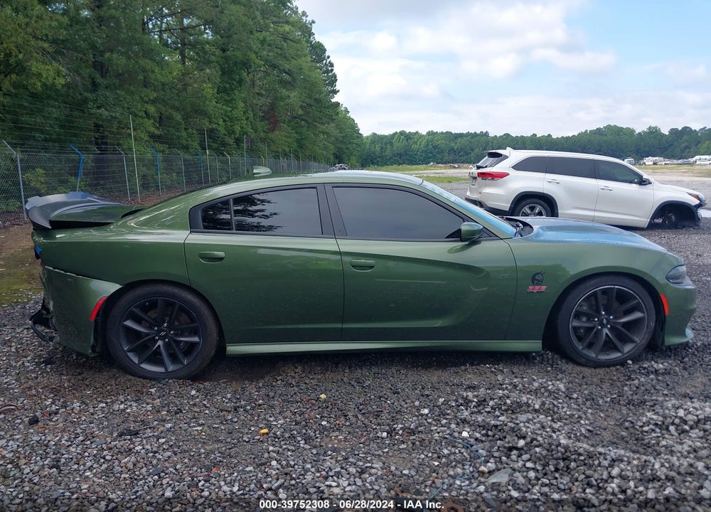 2019 DODGE CHARGER SCAT PACK RWD VIN: 2C3CDXGJ8KH535380