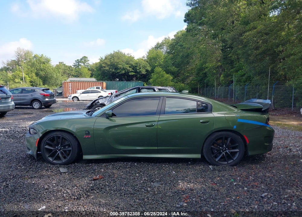 2019 DODGE CHARGER SCAT PACK RWD VIN: 2C3CDXGJ8KH535380