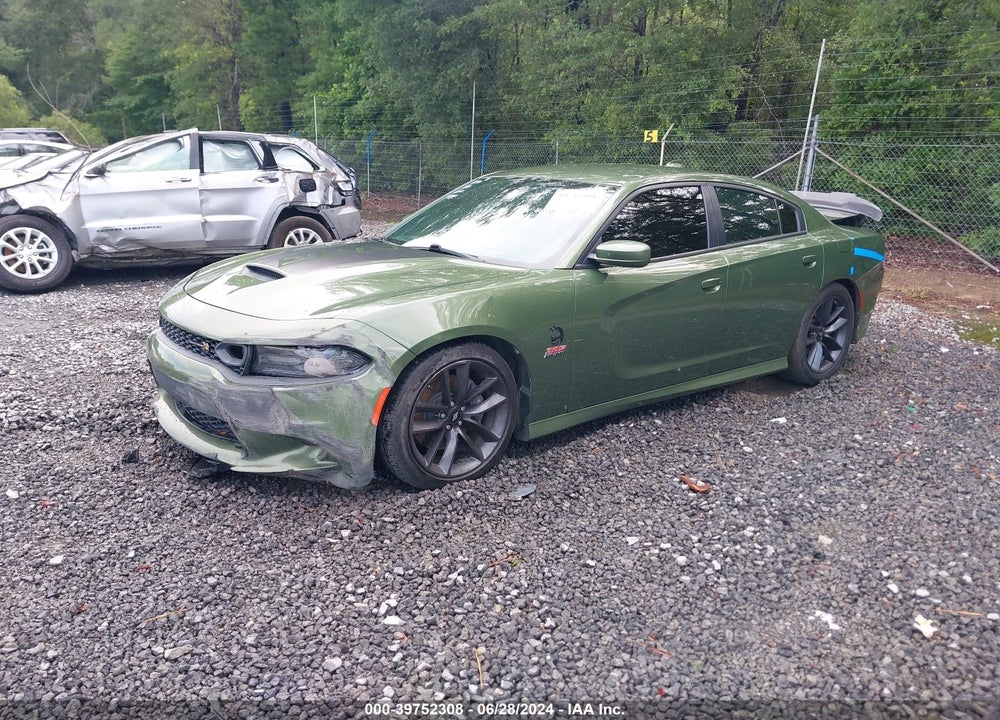 2019 DODGE CHARGER SCAT PACK RWD VIN: 2C3CDXGJ8KH535380