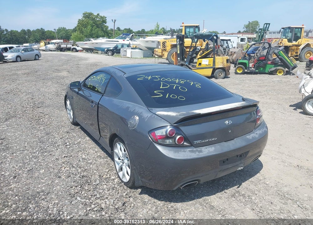 2007 HYUNDAI TIBURON GT/GT LIMITED/SE VIN: KMHHN66F87U248692