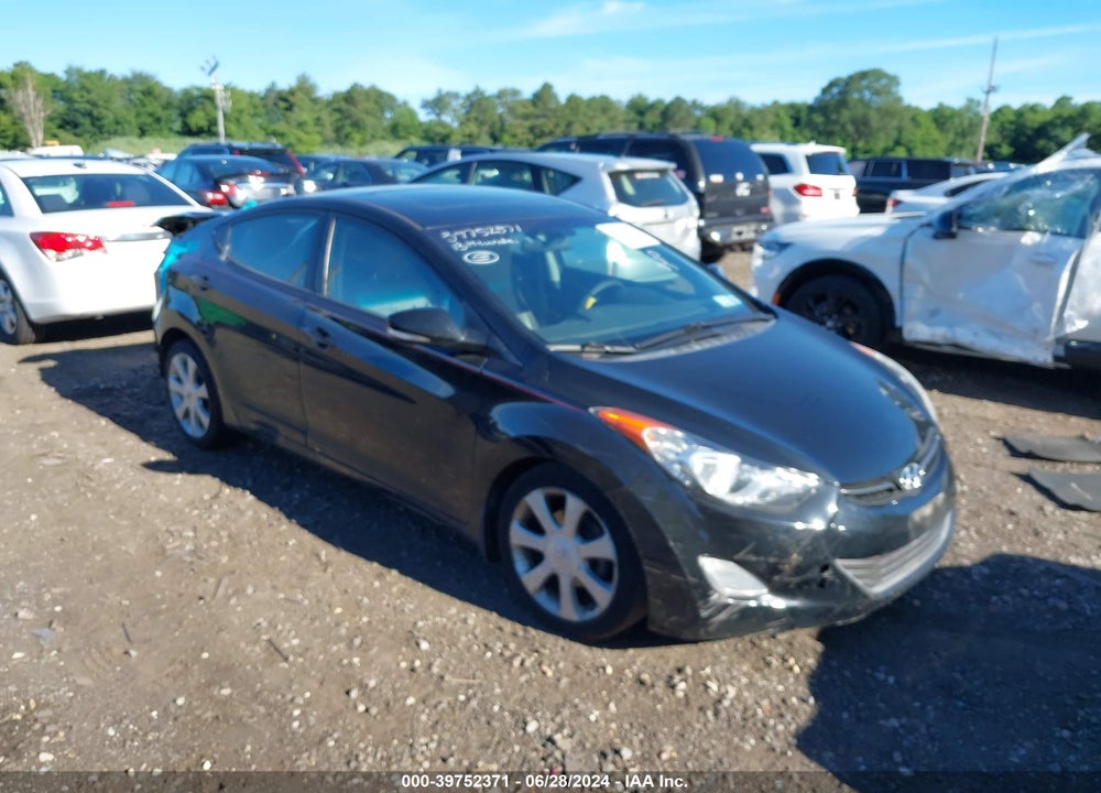 2013 HYUNDAI ELANTRA LIMITED VIN: 5NPDH4AE5DH187076