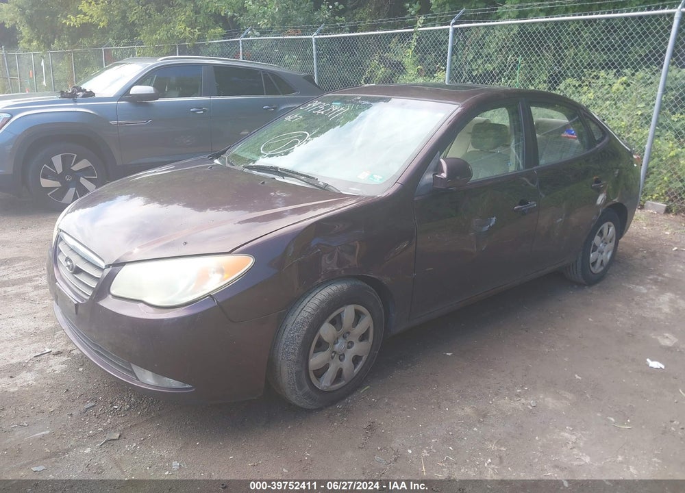 2007 HYUNDAI ELANTRA GLS/LIMITED/SE VIN: KMHDU46D47U110264
