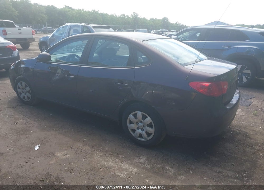 2007 HYUNDAI ELANTRA GLS/LIMITED/SE VIN: KMHDU46D47U110264