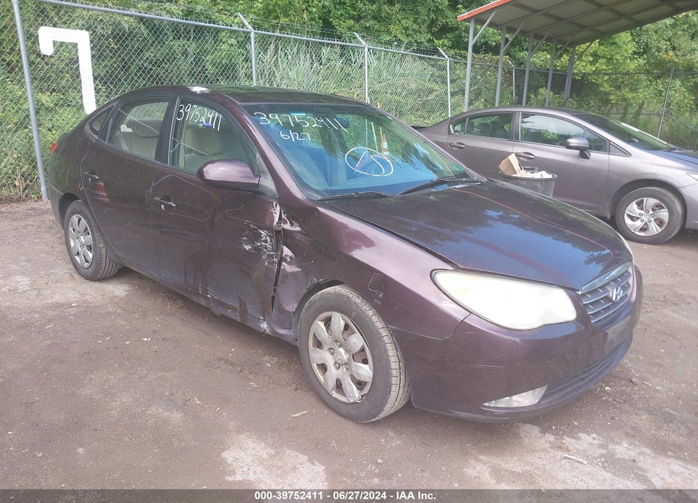 2007 HYUNDAI ELANTRA GLS/LIMITED/SE VIN: KMHDU46D47U110264