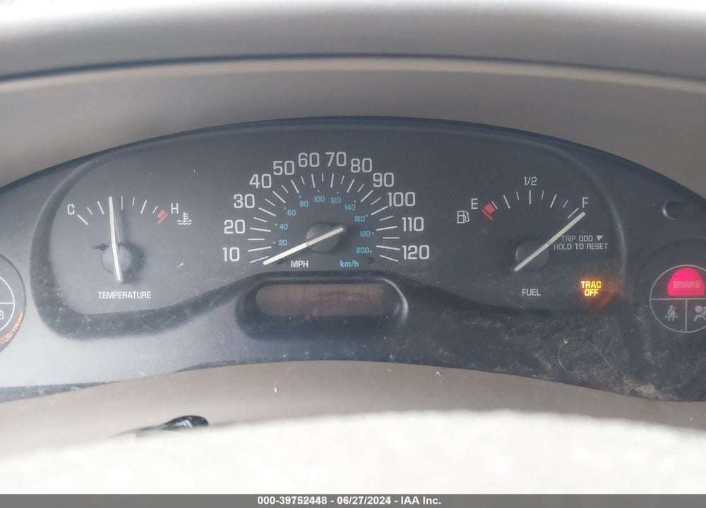 2002 BUICK CENTURY CUSTOM VIN: 2G4WS52J621244228