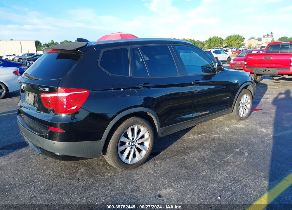 2013 BMW X3 XDRIVE28I VIN: 5UXWX9C50D0A09175