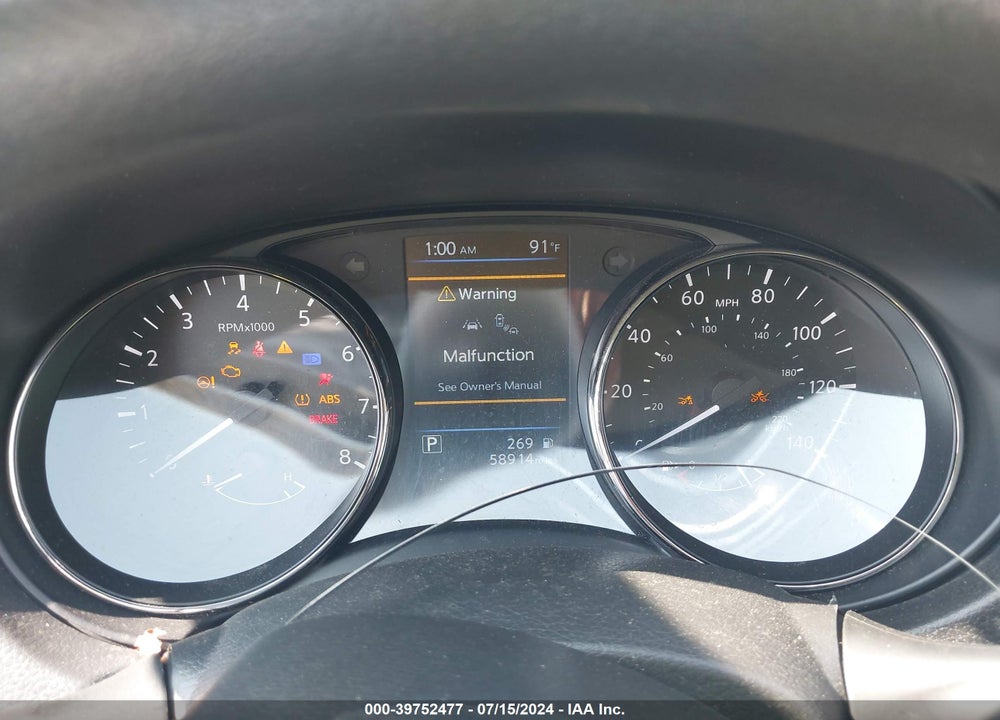 2022 NISSAN ROGUE SPORT S FWD XTRONIC CVT VIN: JN1BJ1AV9NW582791