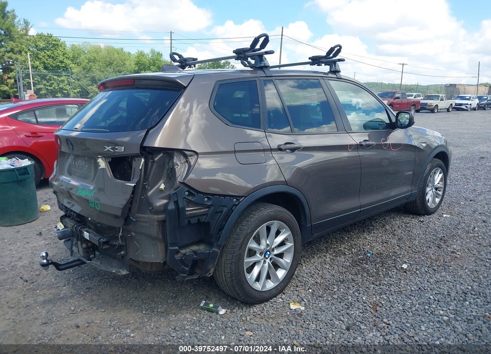 2014 BMW X3 XDRIVE28I VIN: 5UXWX9C51E0D15464