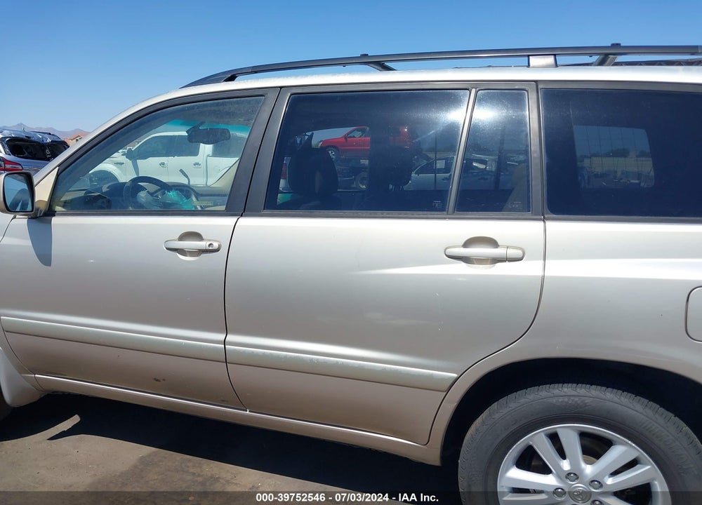 2006 TOYOTA HIGHLANDER HYBRID LIMITED V6 VIN: JTEEW21A160011729