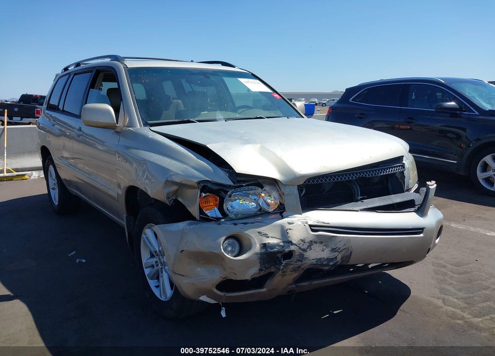 2006 TOYOTA HIGHLANDER HYBRID LIMITED V6 VIN: JTEEW21A160011729
