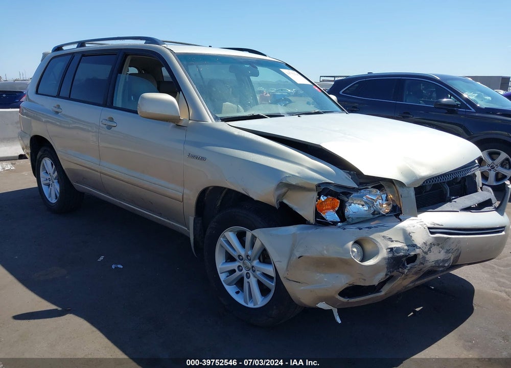 2006 TOYOTA HIGHLANDER HYBRID LIMITED V6 VIN: JTEEW21A160011729