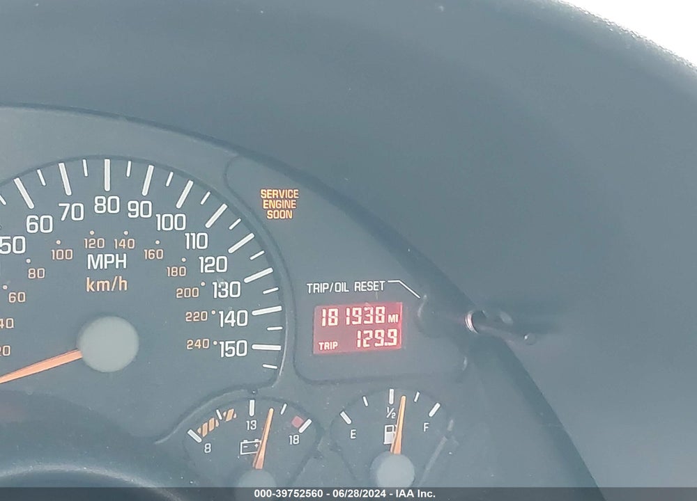 2001 PONTIAC FIREBIRD TRANS AM VIN: 2G2FV22GX12144080