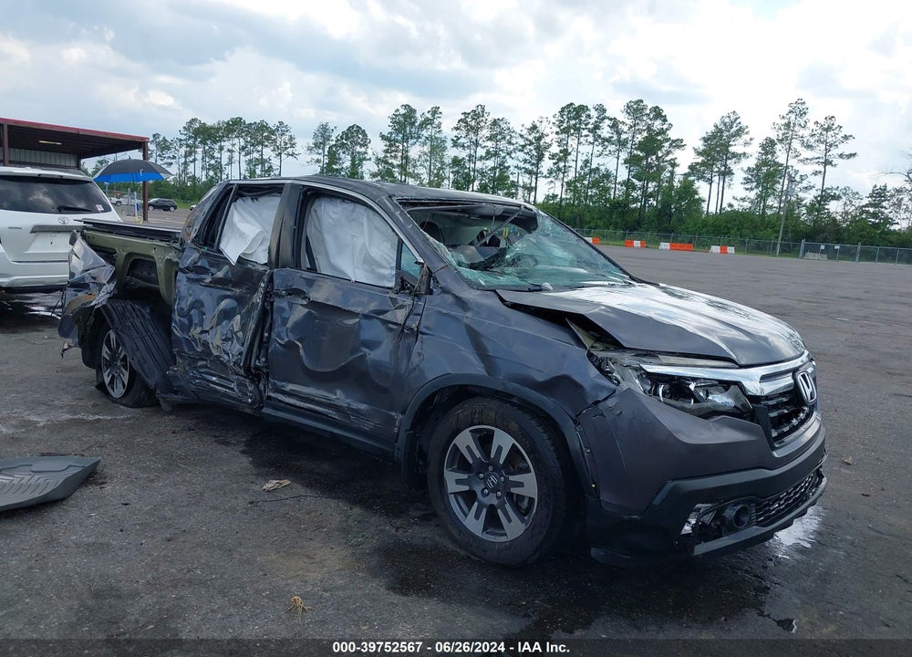 2019 HONDA RIDGELINE RTL-T VIN: 5FPYK2F61KB001979