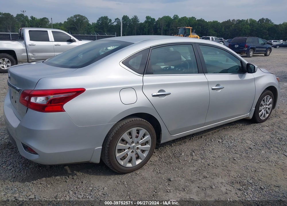 2019 NISSAN SENTRA S VIN: 3N1AB7AP4KY413635