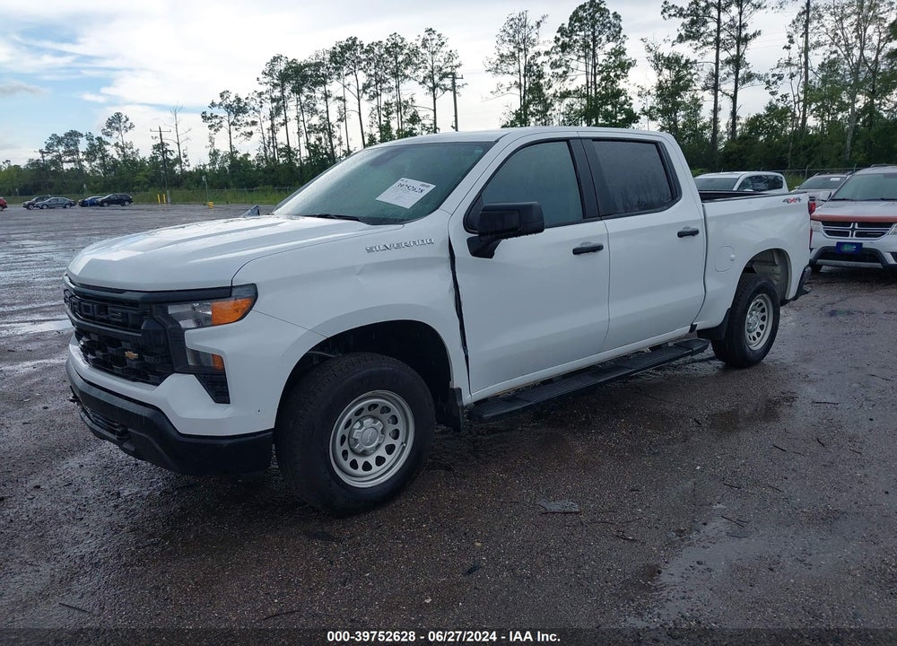 2023 CHEVROLET SILVERADO 1500 4WD SHORT BED WT VIN: 1GCPDAEK7PZ101142