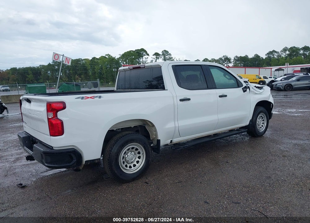 2023 CHEVROLET SILVERADO 1500 4WD SHORT BED WT VIN: 1GCPDAEK7PZ101142