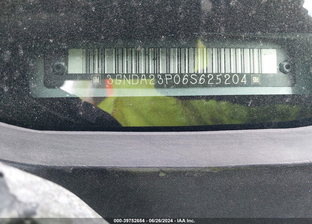 2006 CHEVROLET HHR LT VIN: 3GNDA23P06S625204