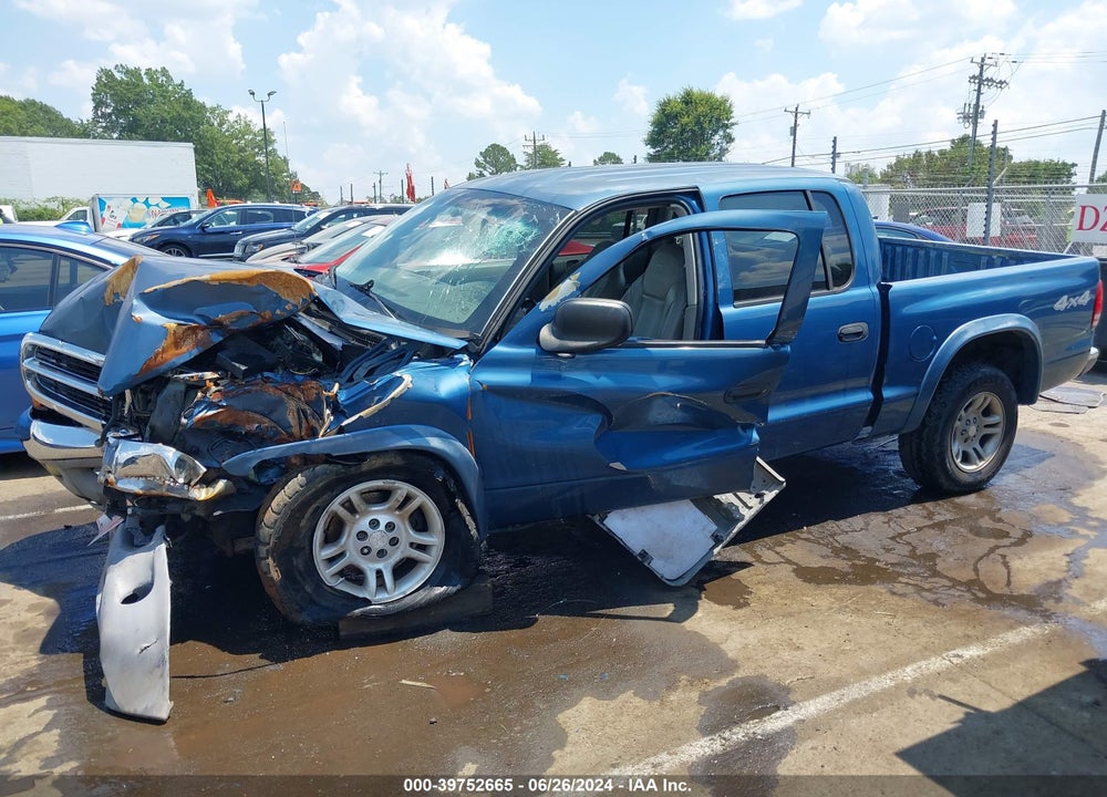2003 DODGE DAKOTA SLT VIN: 1D7HG48N03S331049
