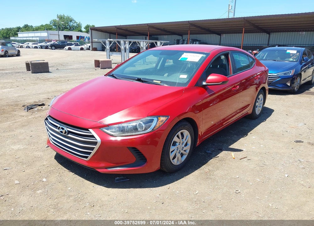 2017 HYUNDAI ELANTRA VIN: 5NPD74LF3HH181212