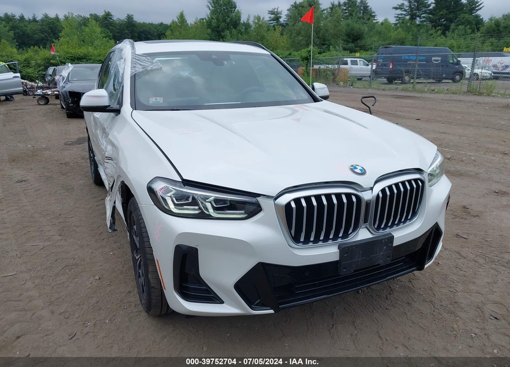 2022 BMW X3 XDRIVE30I VIN: WBX57DP02NN155516