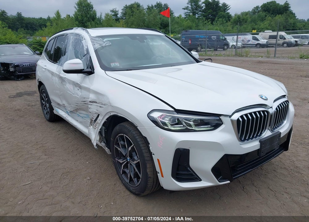 2022 BMW X3 XDRIVE30I VIN: WBX57DP02NN155516
