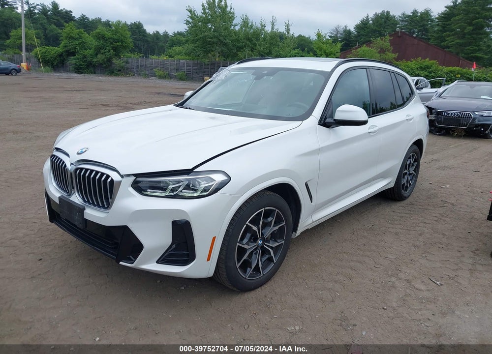 2022 BMW X3 XDRIVE30I VIN: WBX57DP02NN155516